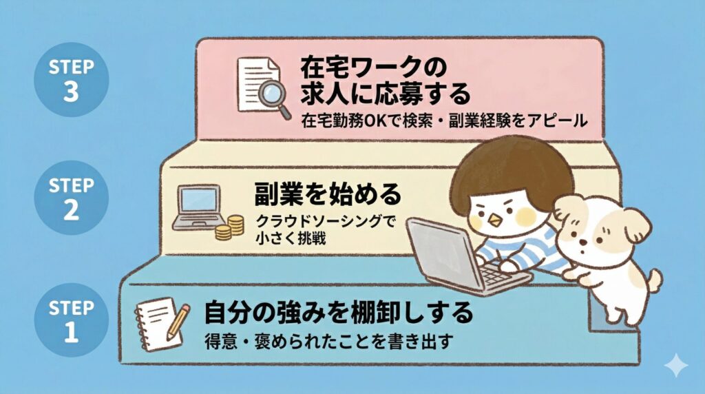 愛犬のために転職する3ステップ